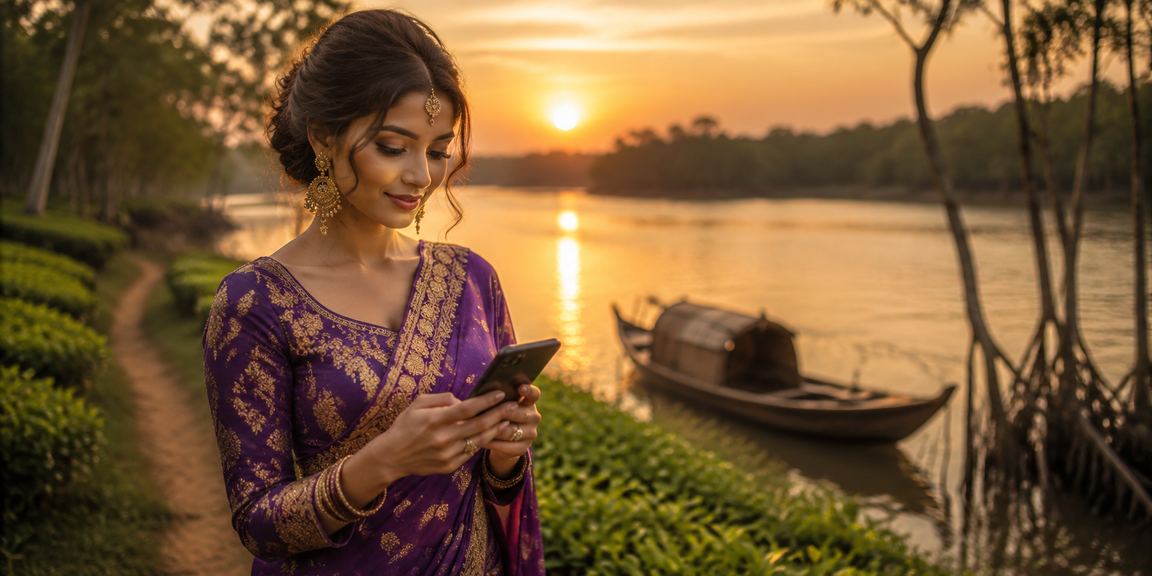 সুন্দরবন এলাকায় চা বাগানের পটভূমিতে abcd2 ক্যাশব্যাক বোনাস উপভোগ